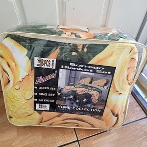 King Borrego 3 piece set blanket